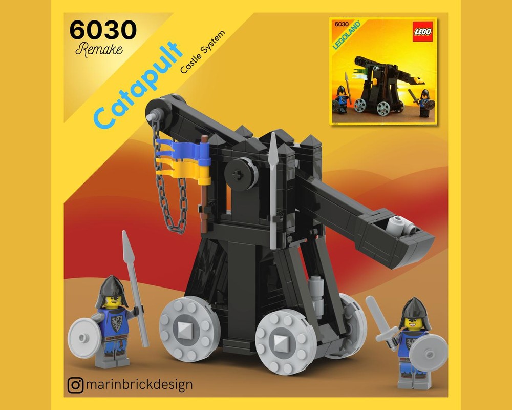 Lego 6030 - Catapult Remake - LEGO CASTLE MOC