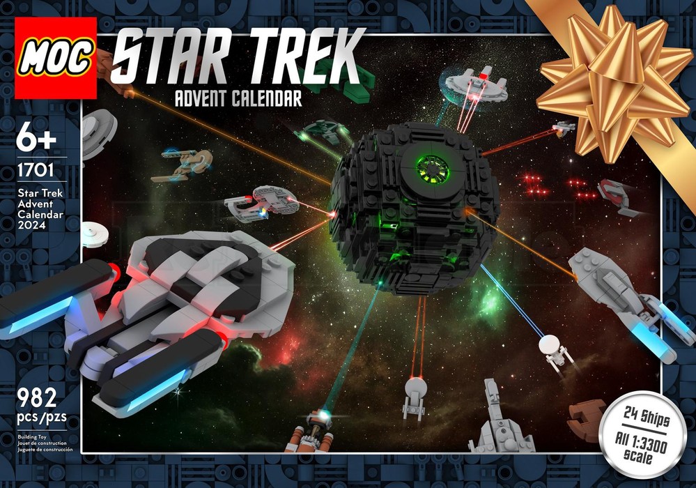 Lego Star Trek: Advent Calendar (24 ships, all the same scale!)