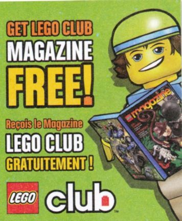 Lego 2008 Insert - LEGO Club - US/Canadian (WOR U-5959)