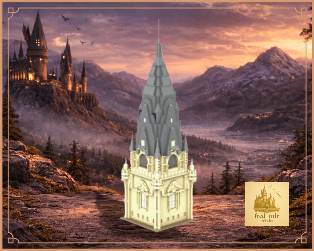 Lego Castle Expansion – Grand East Tower+common room Extension for LEGO 71043