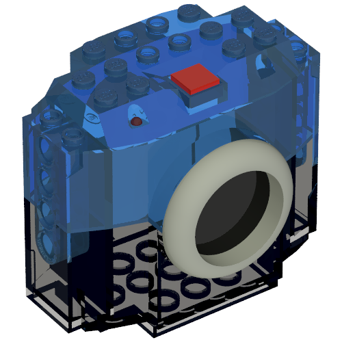 Lego Camera USB / Trans-Dark Blue