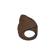 Lego Hood / Cowl / Farmer's Cap / Brown