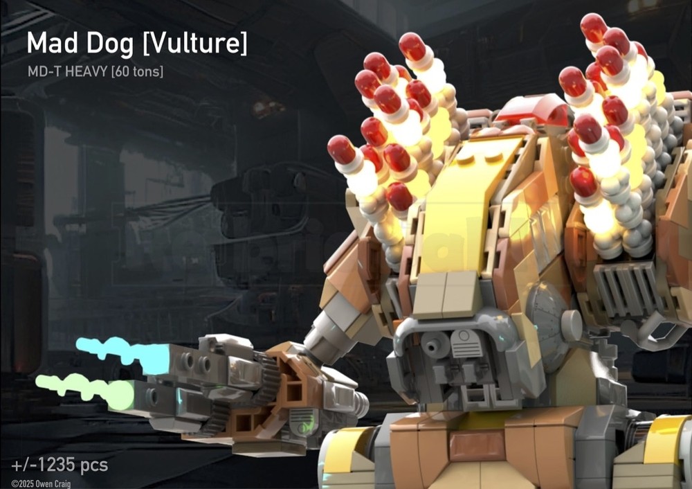Lego Mad Dog [Vulture] Battlemech