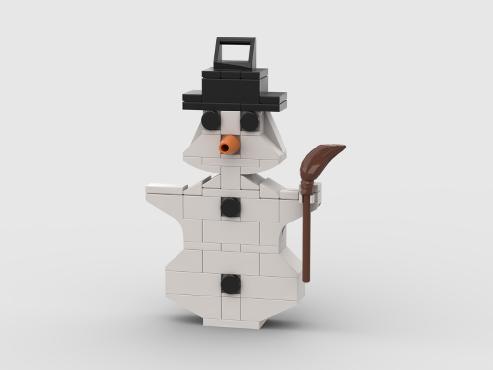 Lego Snowman Ornament