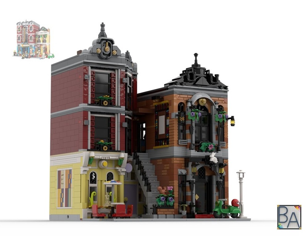 Lego Downtown Magic Shop - Alternate Design of Set 10312