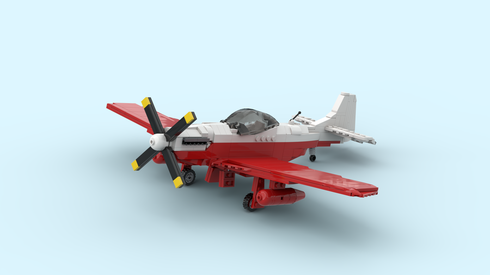 Lego Civilized P-51D Mustang