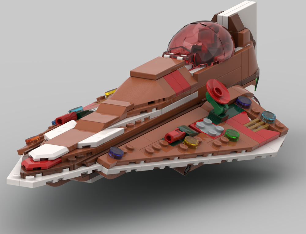 Lego Gingerbread Delta 7 Starfighter