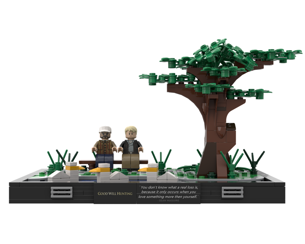 Lego Good Will Hunting Park Scene