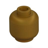 Lego Minifig Head [Plain] [Vented Stud - Center Hole]