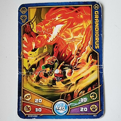Lego Trading Card, Legends of Chima Deck #1: 63 [Grandiorus] / [No Color/Any Color]