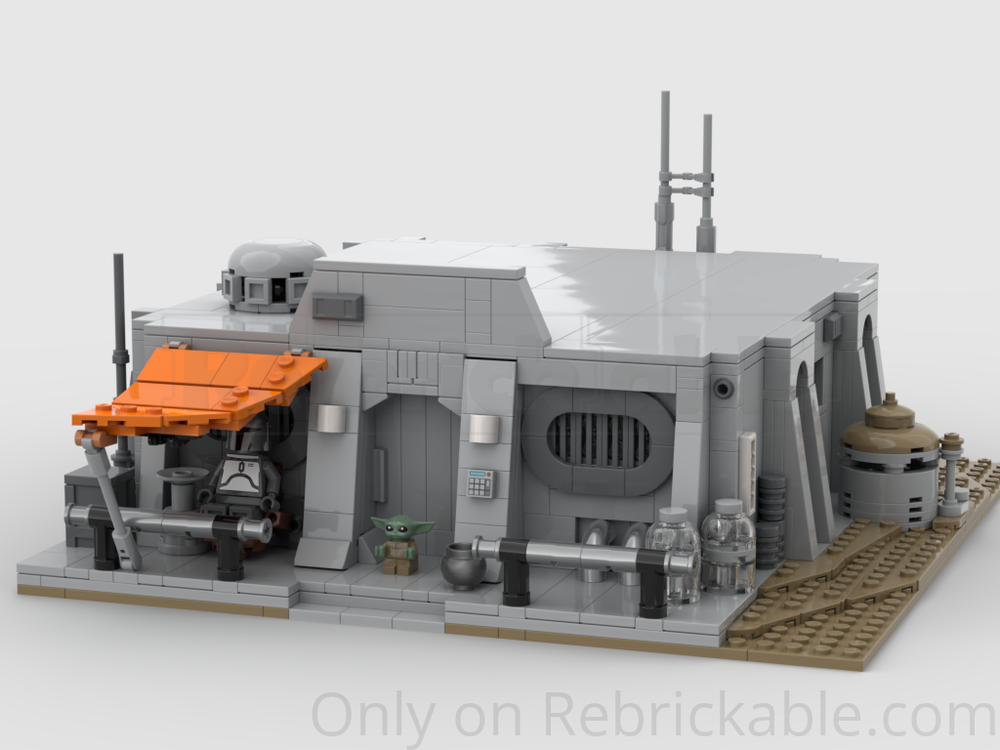 Lego The Mandalorian's hut on Nevarro