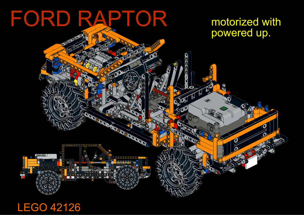 Lego 42126 FORD RAPTOR Powered Up.