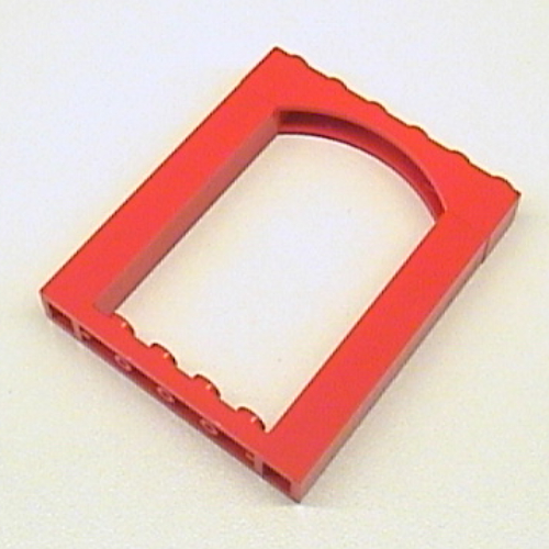 Lego Brick Arch 1 x 6 x 6 / Red