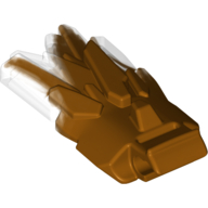 Lego Energy Burst (Ninjago) with Hinge, Trans-Clear Top / Pearl Gold