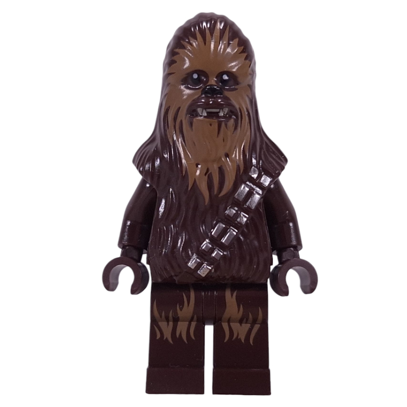 Lego Chewbacca, Dark Brown - Long Lines on Legs on Inside