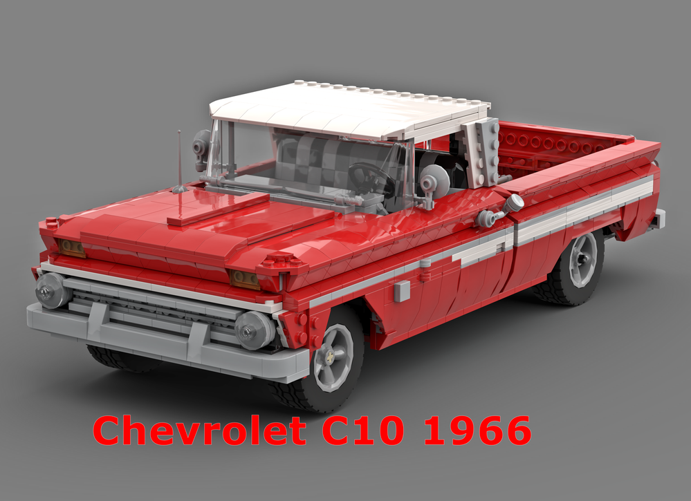 Lego Chevrolet C10 1966 (Red version)