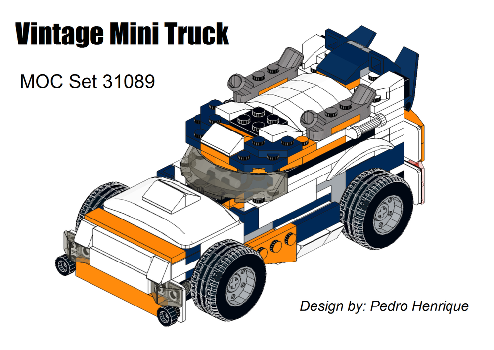 Lego Vintage Mini Truck - MOC 31089