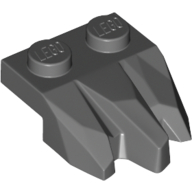 Lego Plate Special 2 x 3 with Rocks / Dark Bluish Gray