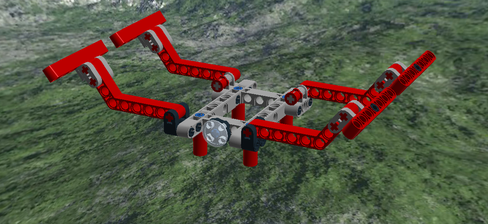 Lego quadcopter