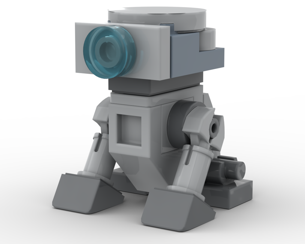 Lego T3-M4 Droid Minifig-scale