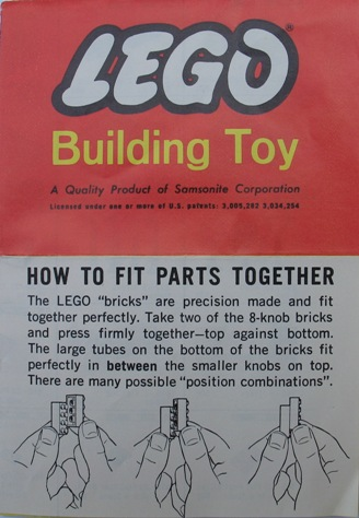 Lego 1966 US Samsonite (H-2170)