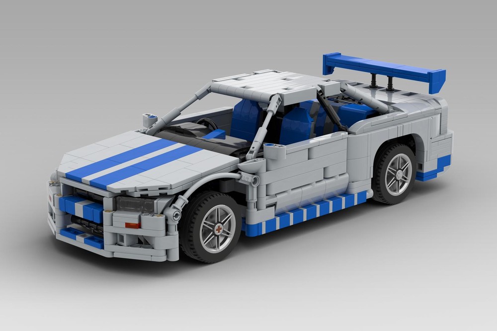 Lego Nissan Skyline R34 (1:15) 2 Fast 2 Furious
