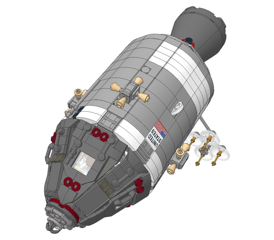 Lego Apollo 11 Command and Service Module