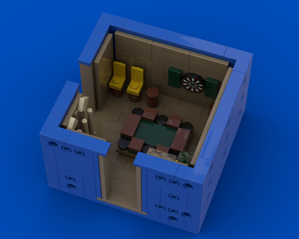 Lego Billiard Room from Blue Prince
