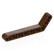 Lego Technic Beam 1 x 9 Bent (7 - 3) Thick / Reddish Brown