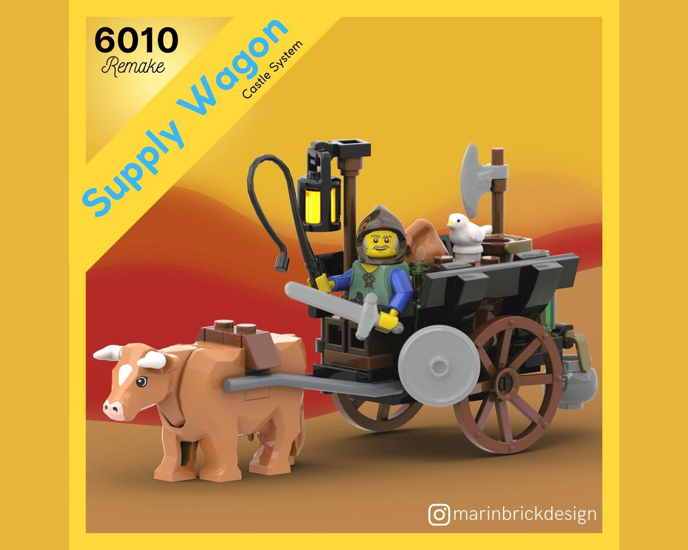 Lego 6010 - Supply Wagon Remake - LEGO CASTLE MOC