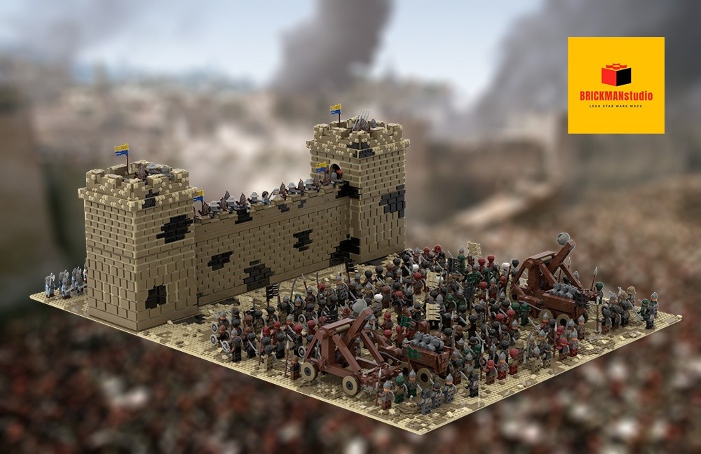 Lego Medieval Castle MOC Siege of Jerusalem based on Kingdom of Heaven film