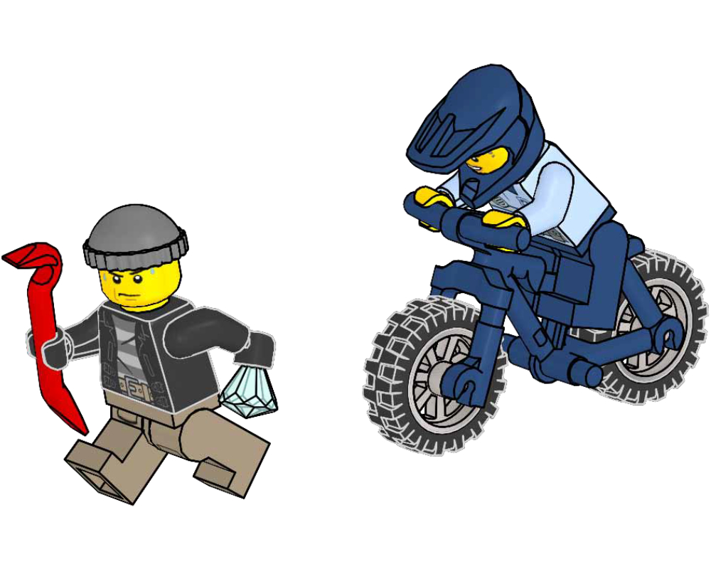Lego Police Bike