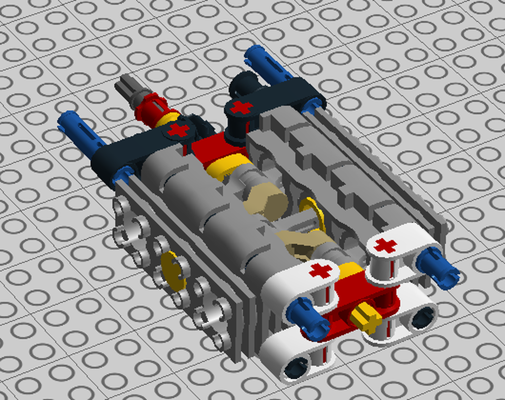 Lego 6 Cylinder Boxer Engine