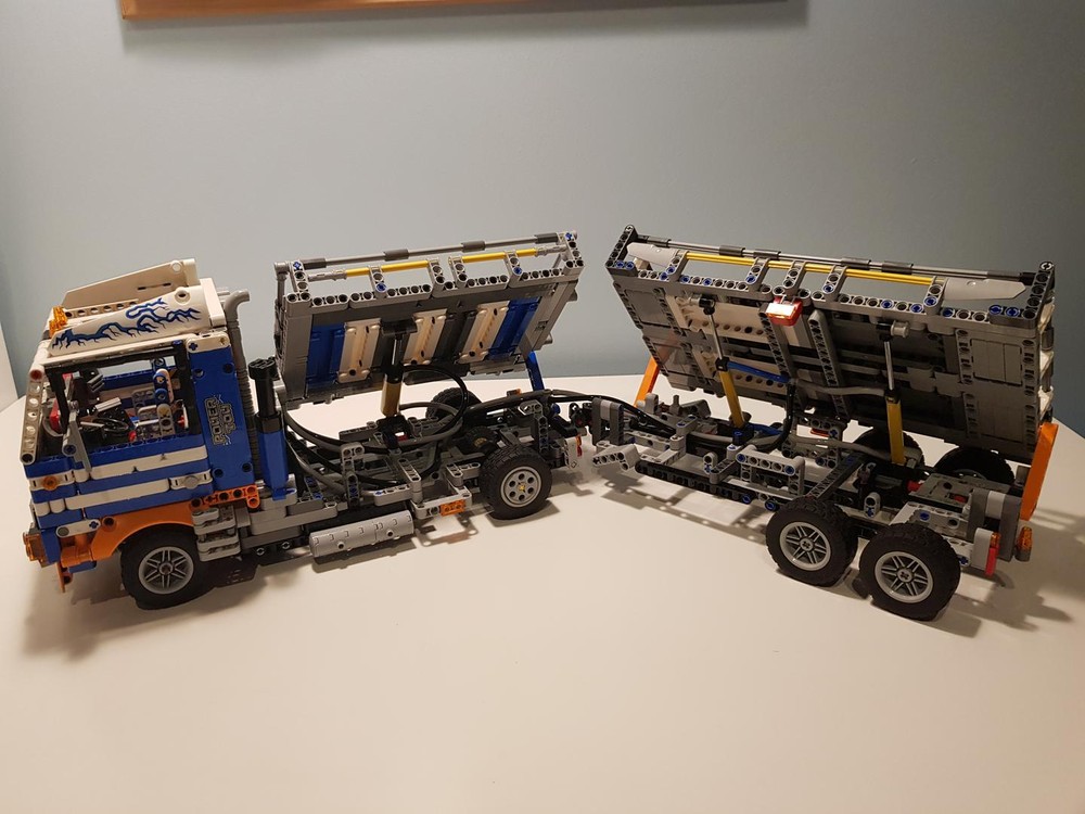 Lego 42128 alt Sidedump Eurotruck with trailer