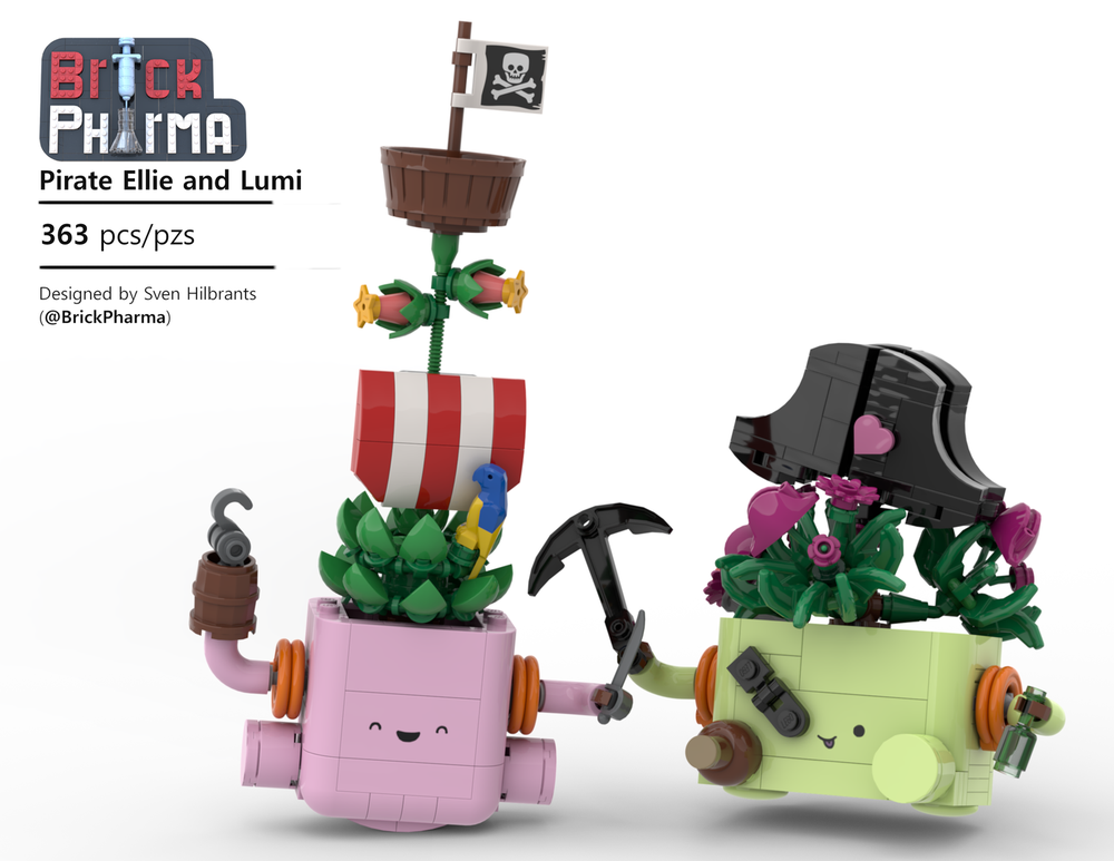 Lego Pirates Ellie and Lumi (Modification set 11506)