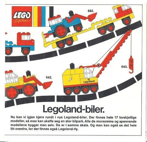 Lego 1972 Medium Norwegian - Legoland-biler (97305-No)