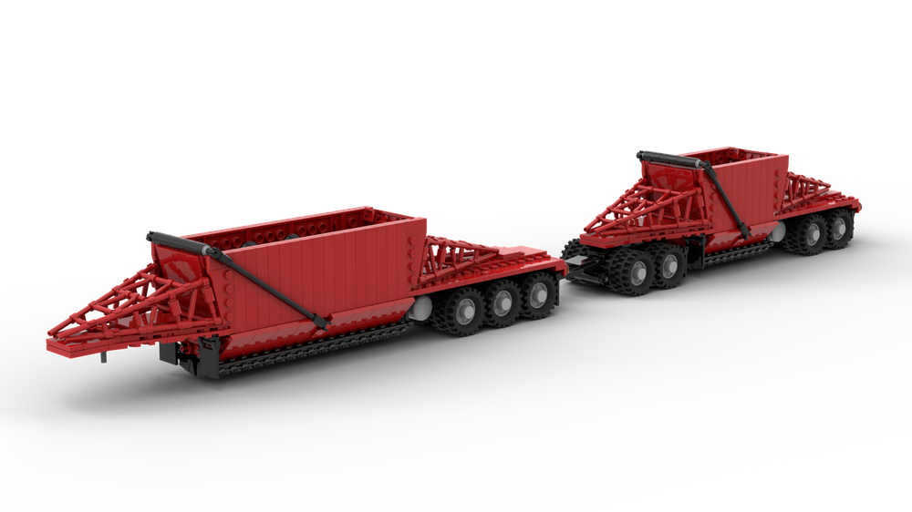 Lego Bottom Dump Trailer