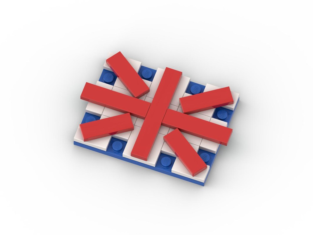 Lego union jack/flag