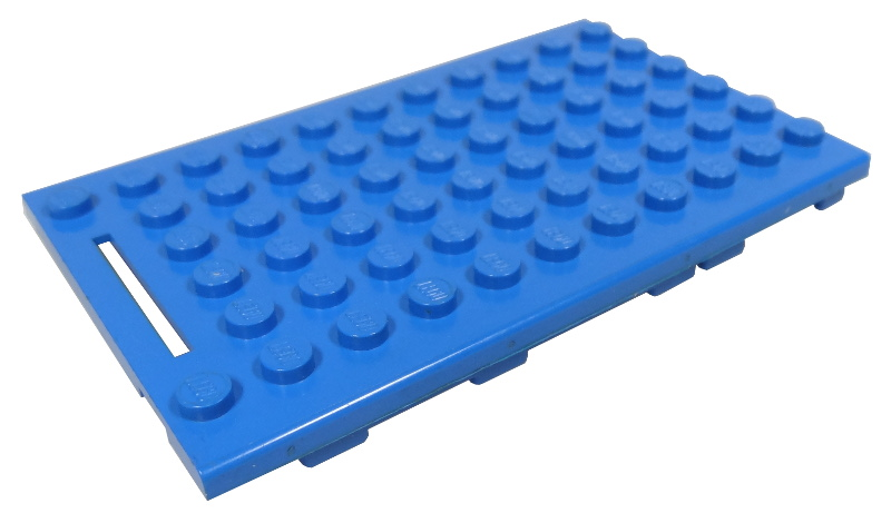 Lego Electric 4.5V Battery Box 6 x 11 x 3 Type II, Top / Blue