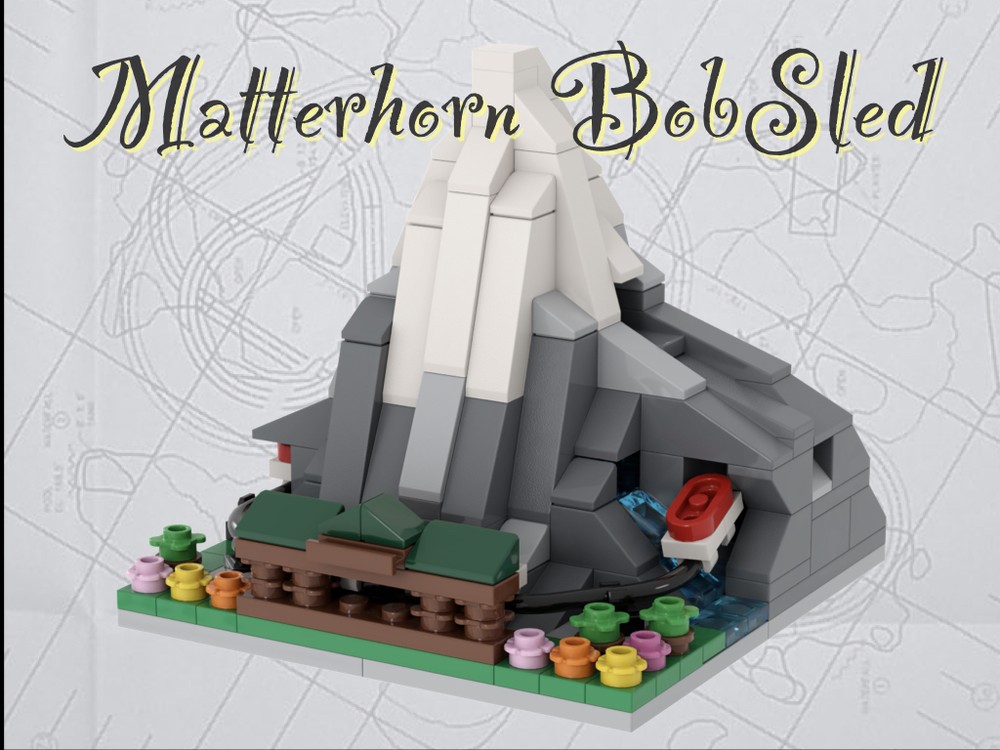 Lego Disneyland Matterhorn Bobsled