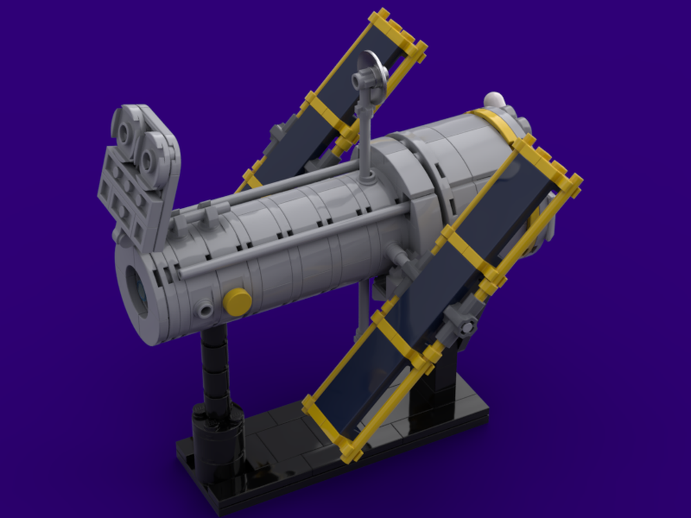 Lego 1/100 scale Hubble Space Telescope