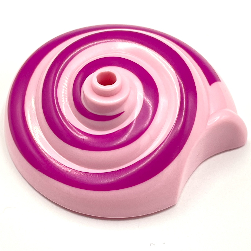 Lego Belville, Insect Body Part, Snail Shell with Dark Pink Spiral Print