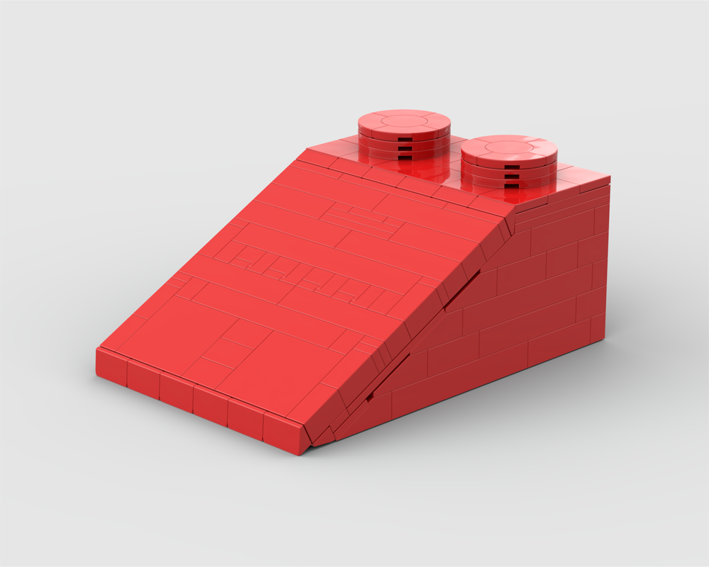 Lego Upscaled 3x2 33° slope