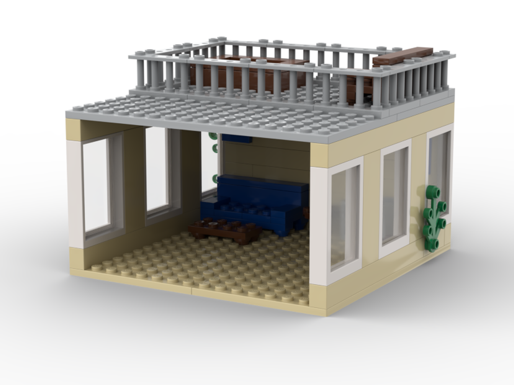 Lego Large Hangout Room (modular)