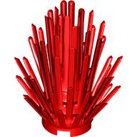 Lego Plant, Bush 2 x 2 x 4 / Red