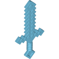 Lego Weapon Sword Blocky / Medium Azure