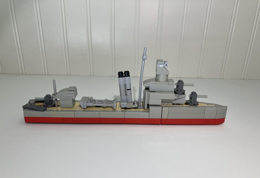 Lego American style ww2 destroyer