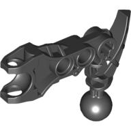 Lego Large Figure Skeletal, Limb, Angular with Ball Joint and Ball Socket (Av-Matoran) / Black