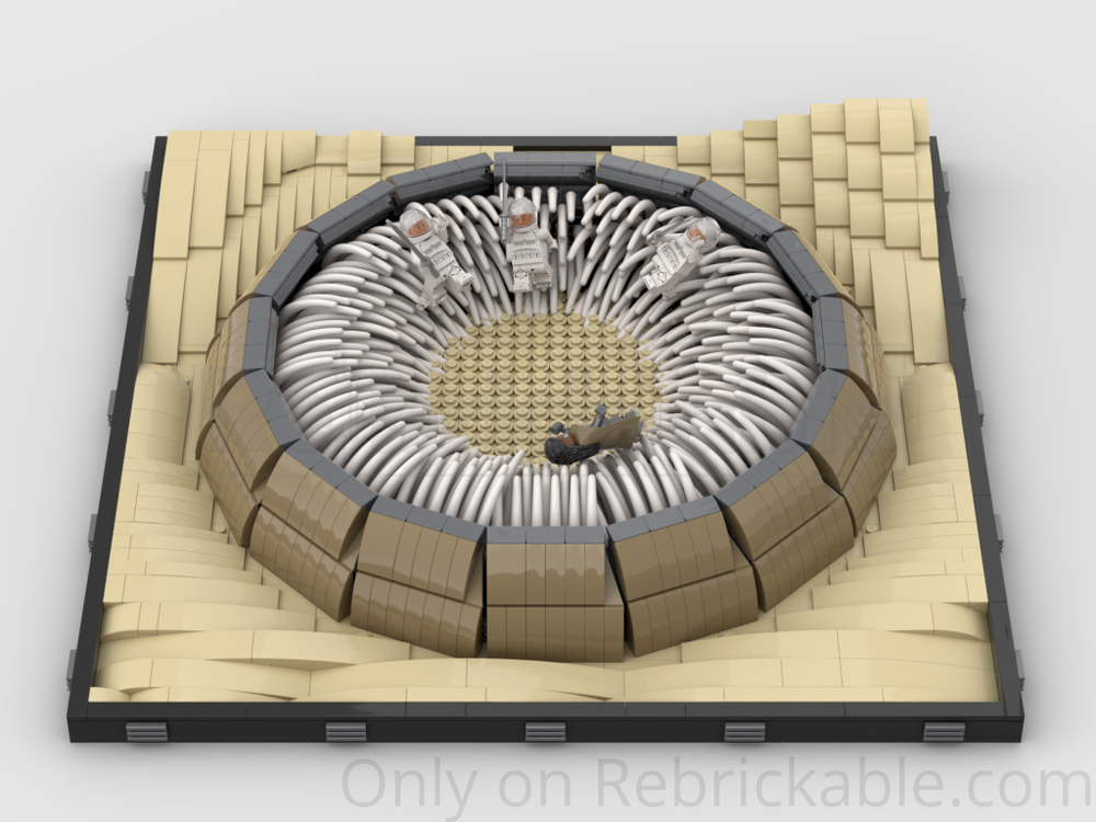 Lego "The death of Dr. Liet-Kynes" Diorama