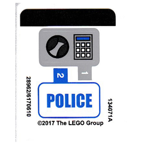 Lego Sticker Sheet for Set 60135-1